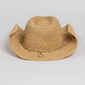 Raffia Crochet Cowboy- Gold